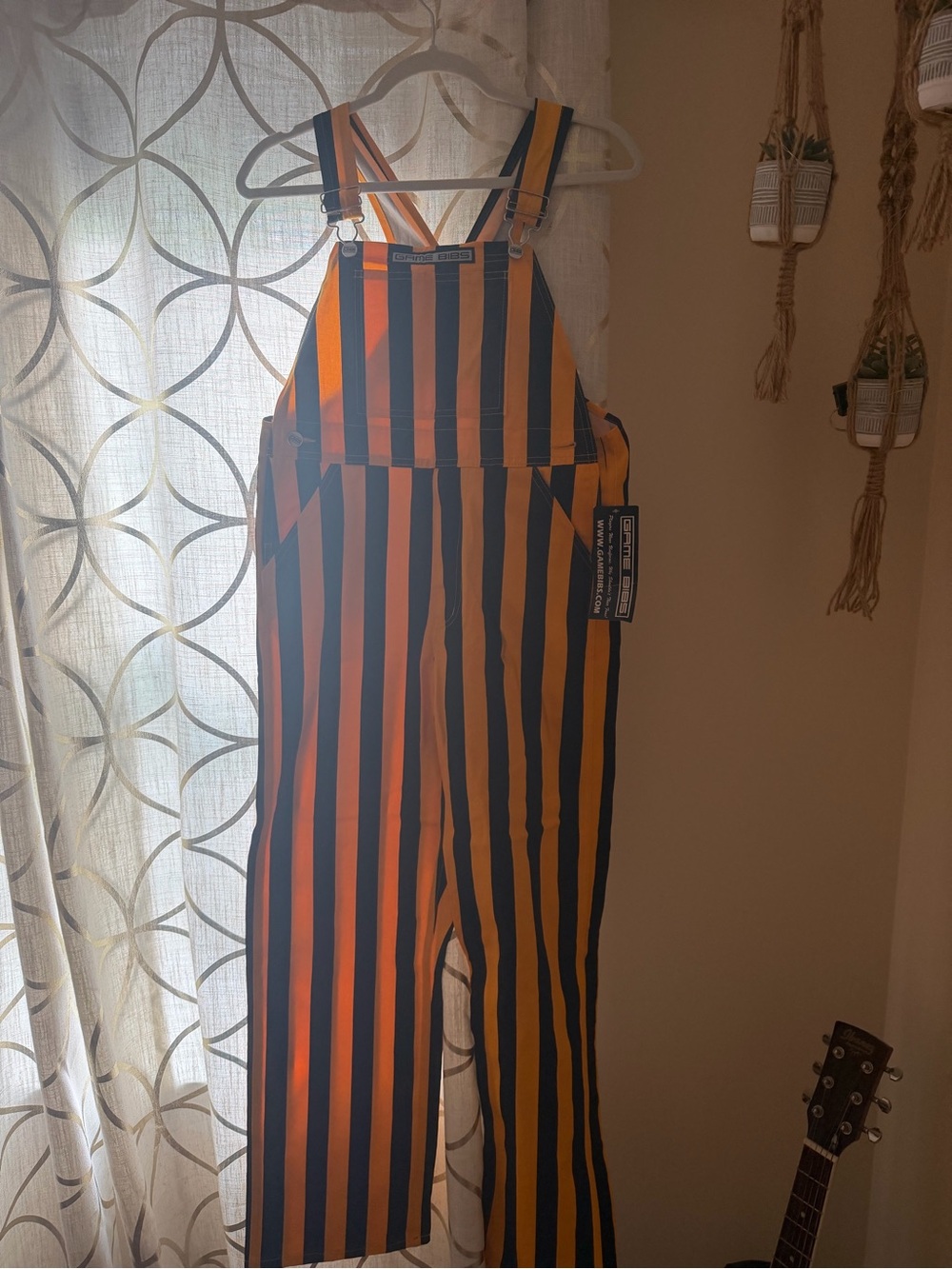 Iowa Hawkeyes New Striped Yellow & Black Youth Overalls